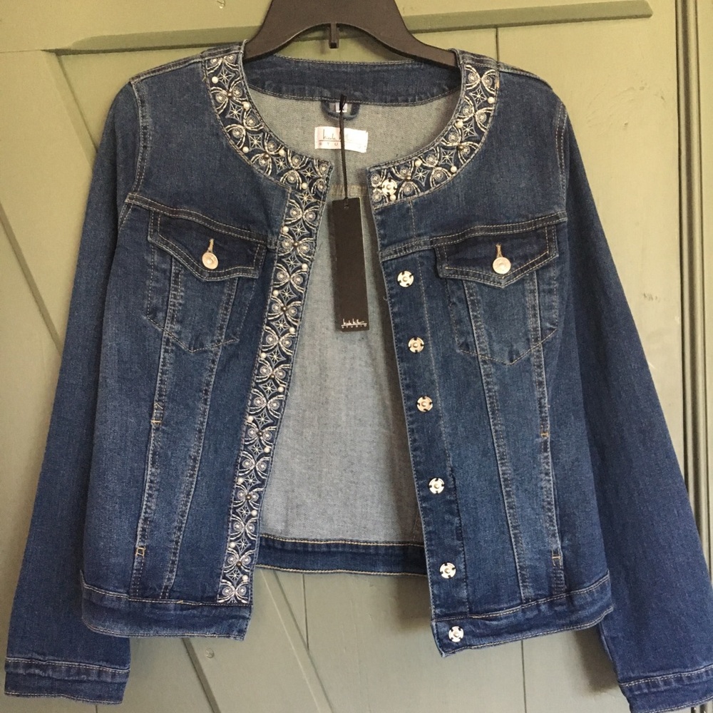Nicole Miller Studio Jean Jacket